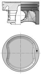 KOLBENSCHMIDT 40571600 Pistone