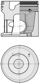 KOLBENSCHMIDT 41523600 Pistone-Pistone-Ricambi Euro