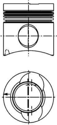 KOLBENSCHMIDT 40667600 Pistone