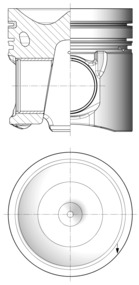KOLBENSCHMIDT 40726600 Piston