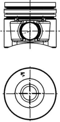 KOLBENSCHMIDT 40743610 Pistone