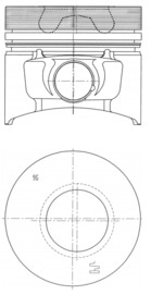 KOLBENSCHMIDT 40773610 Pistone