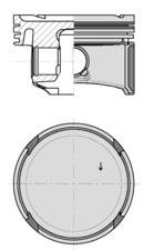 KOLBENSCHMIDT 40795610 Pistone