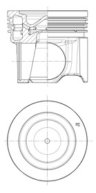 KOLBENSCHMIDT 40902600 Pistone