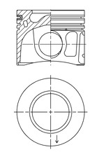 KOLBENSCHMIDT 41252620 Pistone