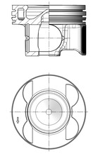 KOLBENSCHMIDT 41080600 Pistone-Pistone-Ricambi Euro