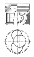 KOLBENSCHMIDT 41158600 Pistone