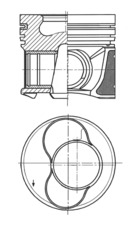 KOLBENSCHMIDT 41159620 Pistone