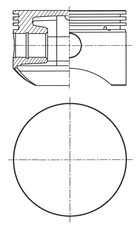 KOLBENSCHMIDT 41280610 Pistone