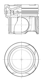 KOLBENSCHMIDT 41296600 Pistone