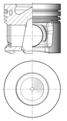 KOLBENSCHMIDT 41493620 Pistone