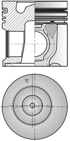 KOLBENSCHMIDT 41504600 Pistone