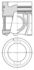 KOLBENSCHMIDT 41521600 Πιστόνι for SCANIA