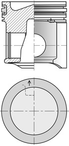 KOLBENSCHMIDT 41522600 Pistone-Pistone-Ricambi Euro