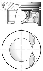 KOLBENSCHMIDT 41533600 Pistone