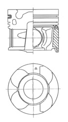 KOLBENSCHMIDT 41710620 Pistone