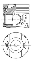 KOLBENSCHMIDT 41712610 Pistone