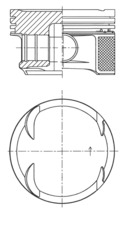 MAHLE 004 08 01 Stempel