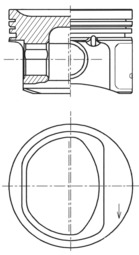 KOLBENSCHMIDT 41754600 Pistone