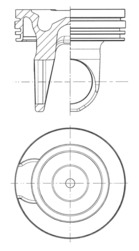 KOLBENSCHMIDT 41759600 Pistone