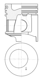 KOLBENSCHMIDT 41854600 Pistone