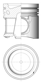 KOLBENSCHMIDT 41943600 Piston
