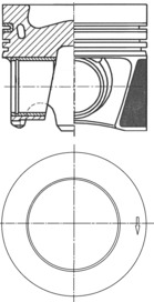 KOLBENSCHMIDT 41862620 Piston for VW