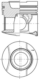KOLBENSCHMIDT 41883600 Piston