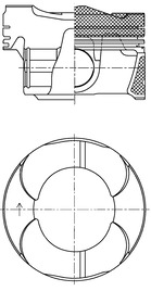 KOLBENSCHMIDT 41991600 Piston for BMW