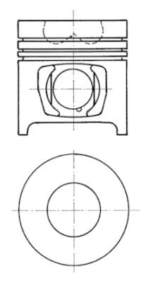 KOLBENSCHMIDT 90008600 Piston
