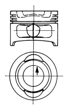 KOLBENSCHMIDT 90129700 Pistone-Pistone-Ricambi Euro