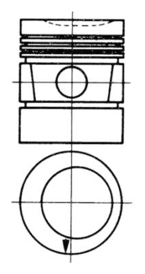 KOLBENSCHMIDT 90278630 Piston for FAHR MERCEDES-BENZ