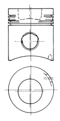 KOLBENSCHMIDT 90341600 Pistone-Pistone-Ricambi Euro