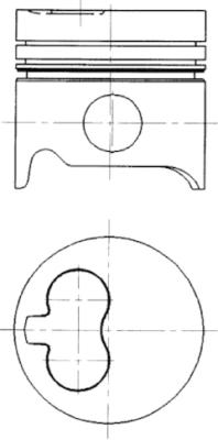 KOLBENSCHMIDT 93783800 Πιστόνι for ARO RENAULT VOLVO