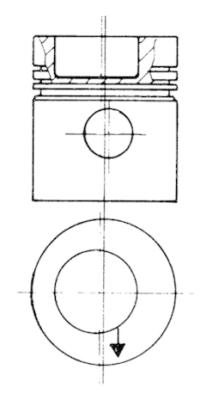 KOLBENSCHMIDT 90532600 Piston for MERCEDES-BENZ