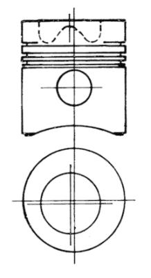 KOLBENSCHMIDT 90747700 Pistone