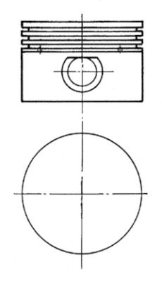 KOLBENSCHMIDT 90843710 Pistone