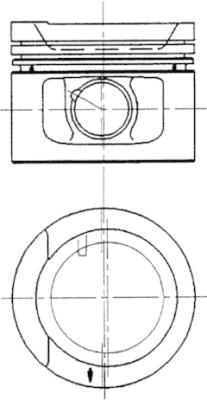 KOLBENSCHMIDT 90942600 Πιστόνι for VW