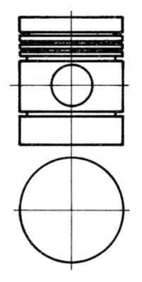 KOLBENSCHMIDT 91130600 Pistone