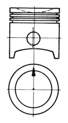 KOLBENSCHMIDT 40298620 Πιστόνι for VW