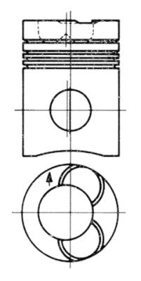 KOLBENSCHMIDT 91359600 Pistone