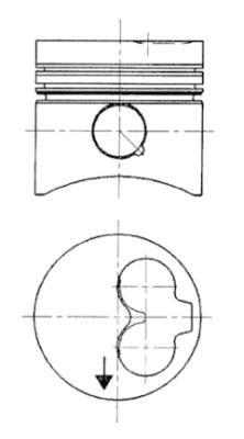 KOLBENSCHMIDT 91418600 Piston
