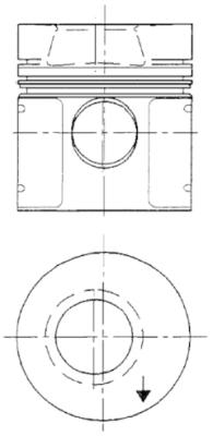 KOLBENSCHMIDT 91550600 Pistone