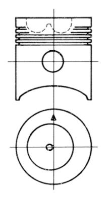 KOLBENSCHMIDT 91557700 Pistone-Pistone-Ricambi Euro