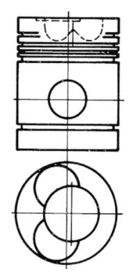 KOLBENSCHMIDT 91571600 Pistone