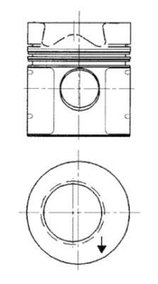 KOLBENSCHMIDT 91598600 Pistone