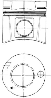 KOLBENSCHMIDT 91630600 Pistone