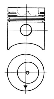 KOLBENSCHMIDT 91753600 Pistone