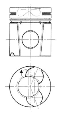 KOLBENSCHMIDT 92128600 Pistone