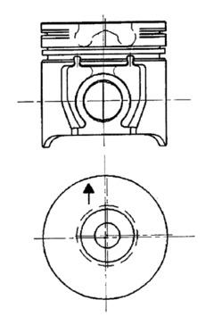 KOLBENSCHMIDT 92189610 Pistone